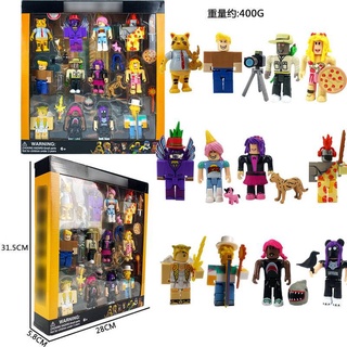 24pcs Roblox Blocos De Construção Figuras Brinquedos Acessórios