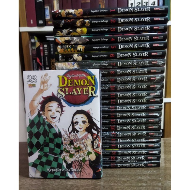Mangá Demon Slayer Vol. 1 ao 23 completo | Shopee Brasil