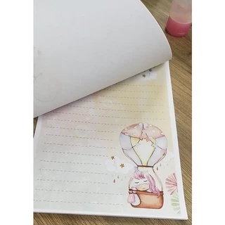 Papel de Carta - Bloco com 20 folhas variadas