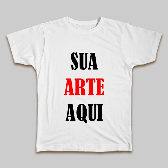 Camiseta Cole sua Arte Aqui - Personalizada - Logo Uniforme