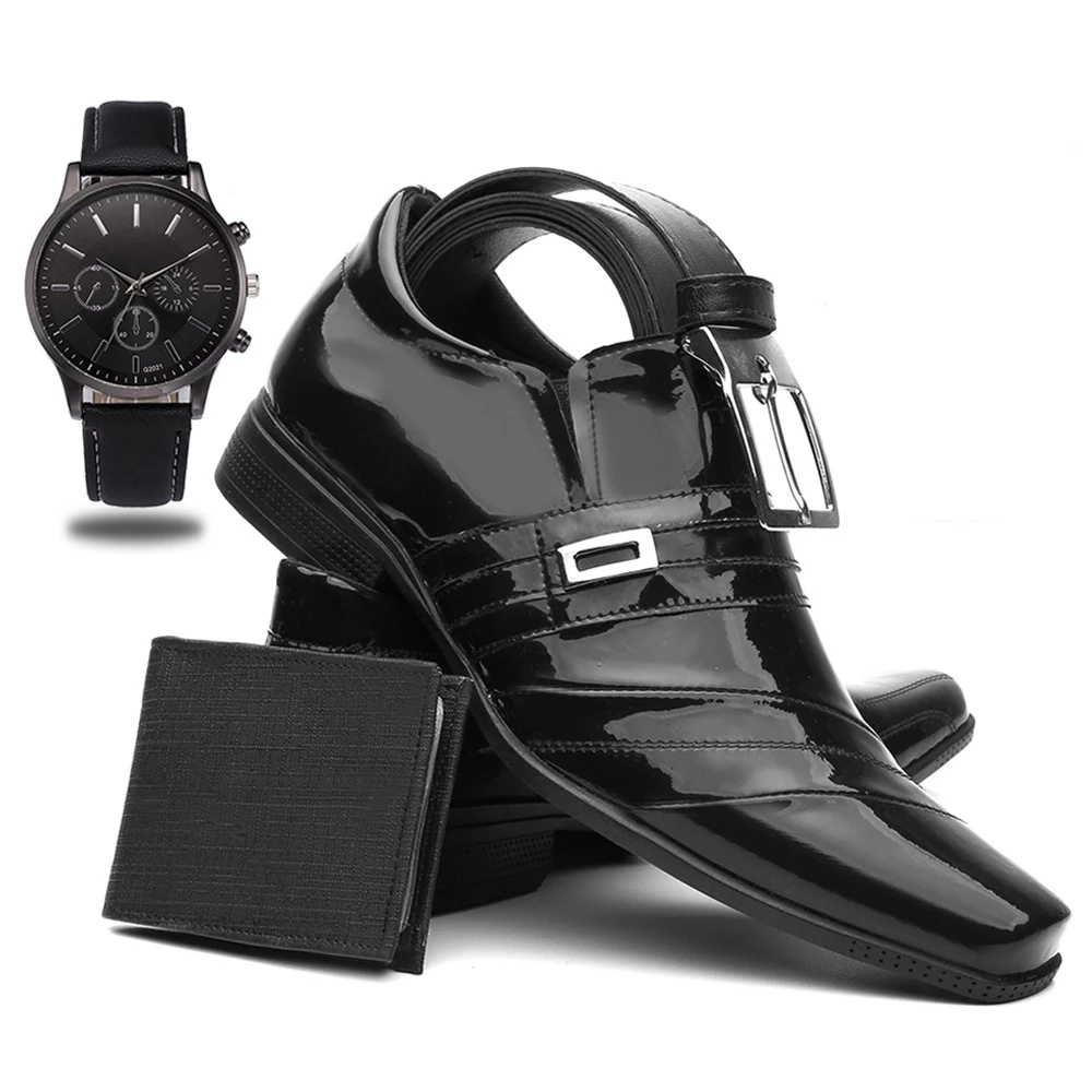 Sapato Social Masculino Verniz