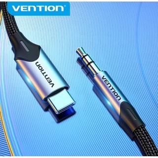 Vention Type C Para 3.5 Mm Cabo De Áudio HIFI Adaptador De Entrada Fone De Ouvido Jaqueta Trançada USB AUX Huawei
