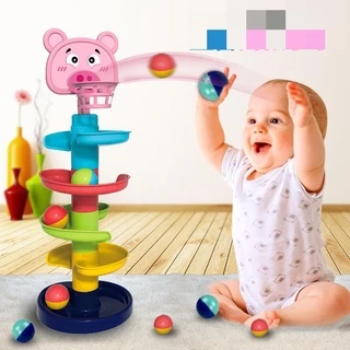 Brinquedo de criança com bola de corrida