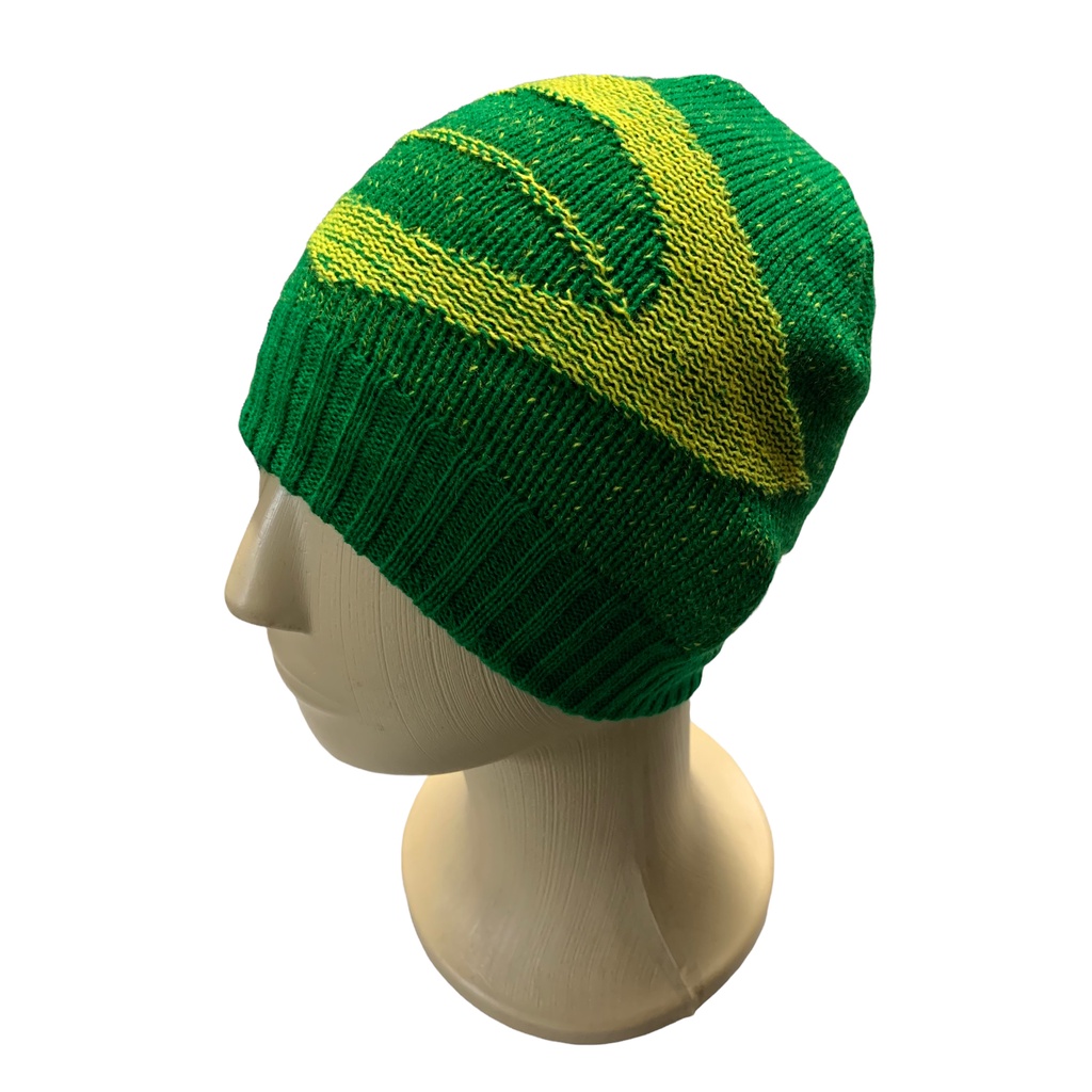 Touca gorro de lã brasil masculina feminina quentinha grossa