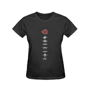 Cropped Camiseta Feminino Akatsuki Naruto Aldeias Nuvem Top!