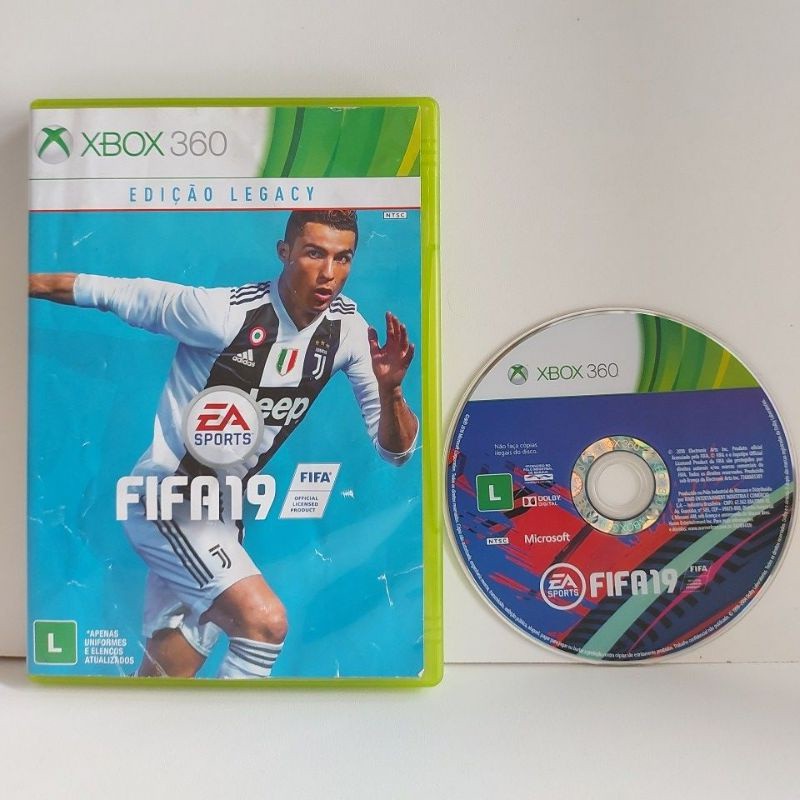 Jogo Fifa 19 Xbox 360(leia A Descrição)