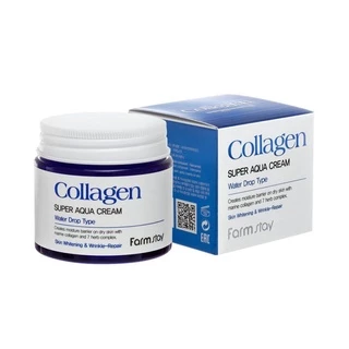 farmstay collagen super aqua cream 80g em Oferta na Shopee