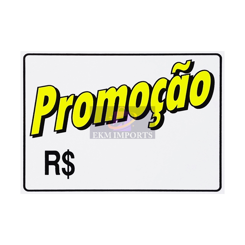 Placa De Sinalização Promoção 20x15 Acesso - P-21 F9e | Shopee Brasil