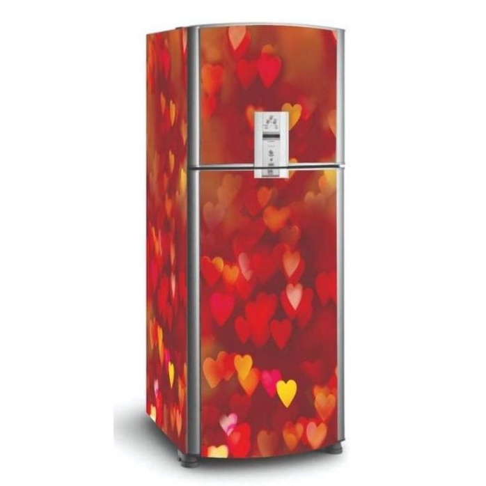 Adesivo plotagem de geladeira coração vermelho amor romantismo | Shopee ...