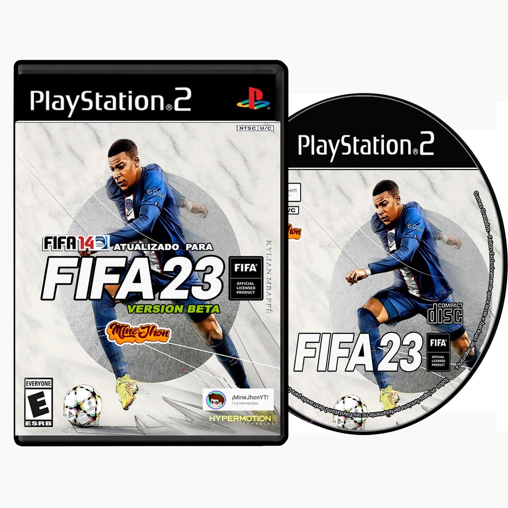 JOGO - FIFA 23 - Game em Dvd para Ps2 / Playstation 2 By