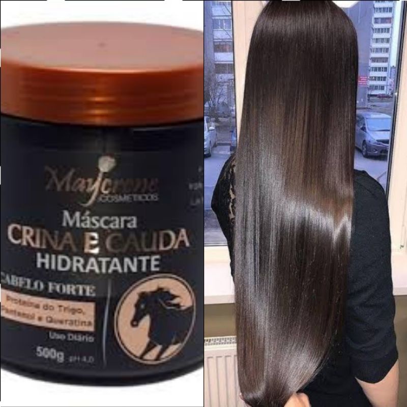 Hidratação Crina E Cauda Para O Cabelo Crescer Forte E Saudável Maycrene Shopee Brasil 8704