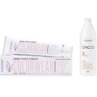 Kit Coloração Color Wear 9.21 Louro Claríssimo Irisé Cinza Alfaparf e Ativador 5 Vol 120ml