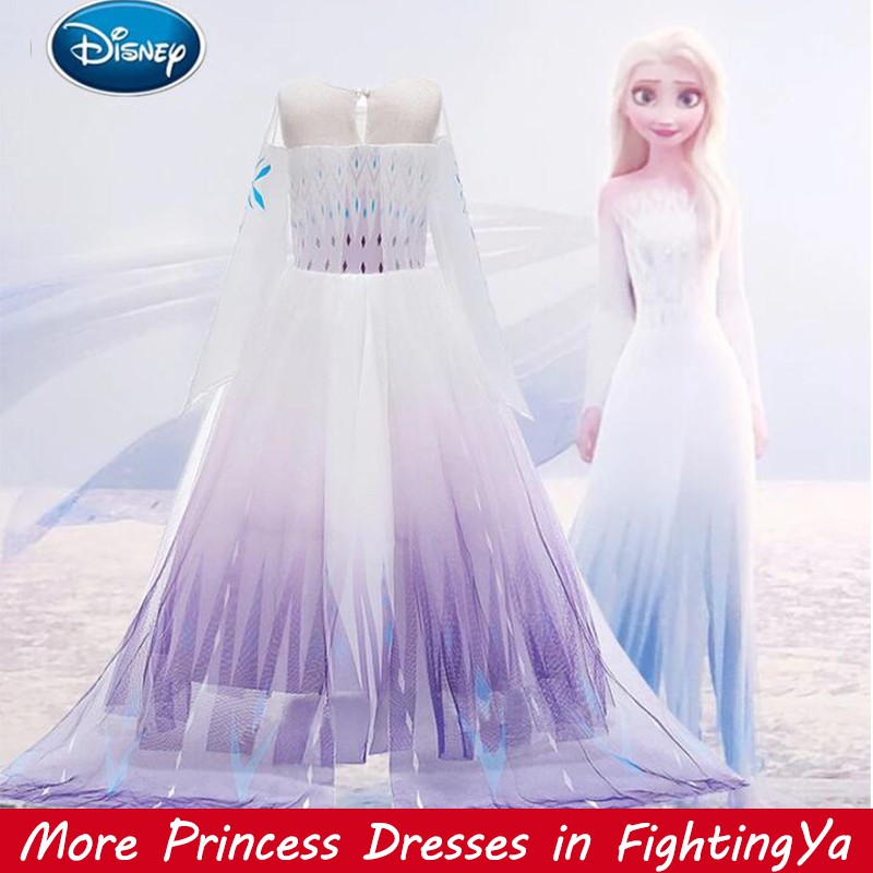 Princesa Elsa Vestido Da Frozen Rosa FF Vestido Branco Princesa