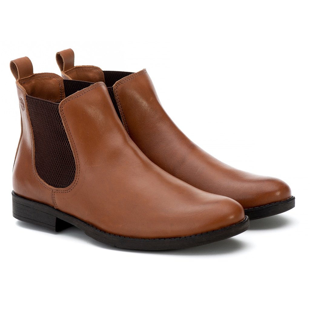 Botina Chelsea Country Bota Masculina Em Couro - POLO NORTH | Shopee Brasil