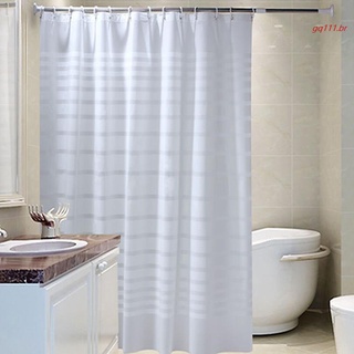 Cortinas De Plástico Peva Branco Listrado Banho Cortina De Tela Para Home Hotel Banheiro À Prova D 