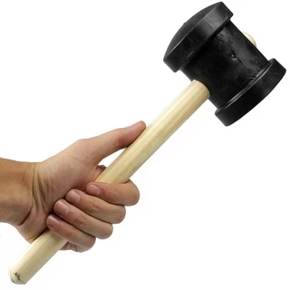 Martelo De Borracha 40/60/80 Para Cerâmica E Marcenaria ( VARIOS TAMANHOS )