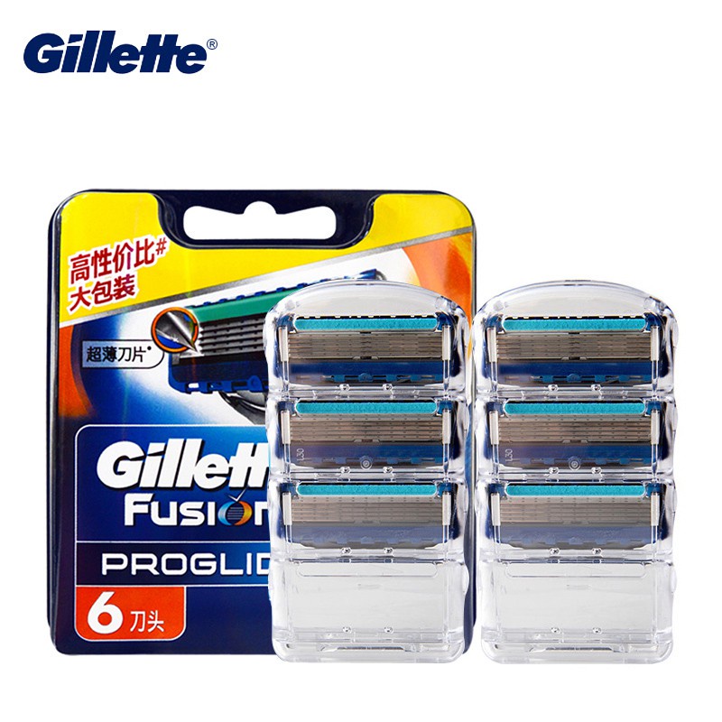 Gillette Fusion Proglide Flexball Lâminas De Barbear Originais De 5 Camadas Para Homens Lisa