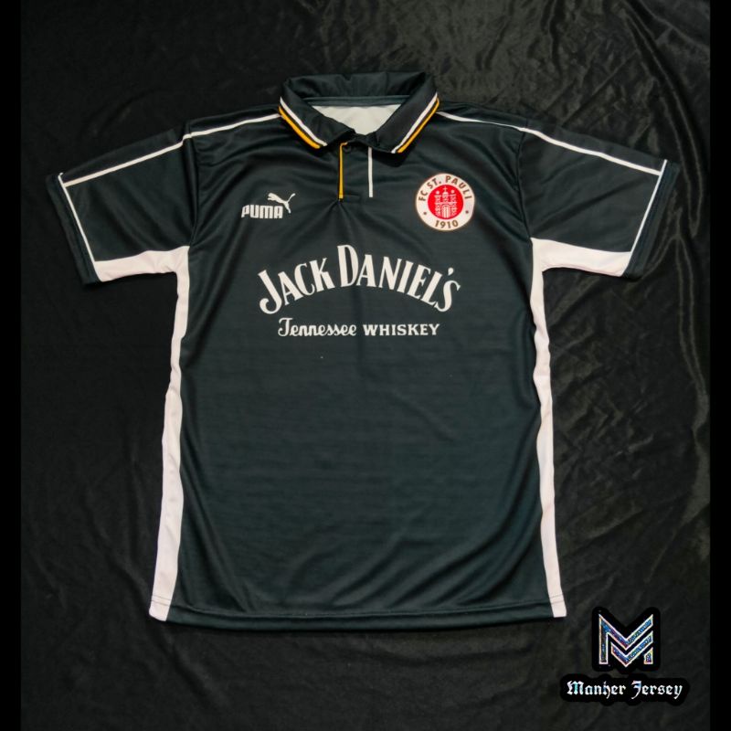 St PAULI Retro Jersey 1999 2000 Impressão Completa Personalizada