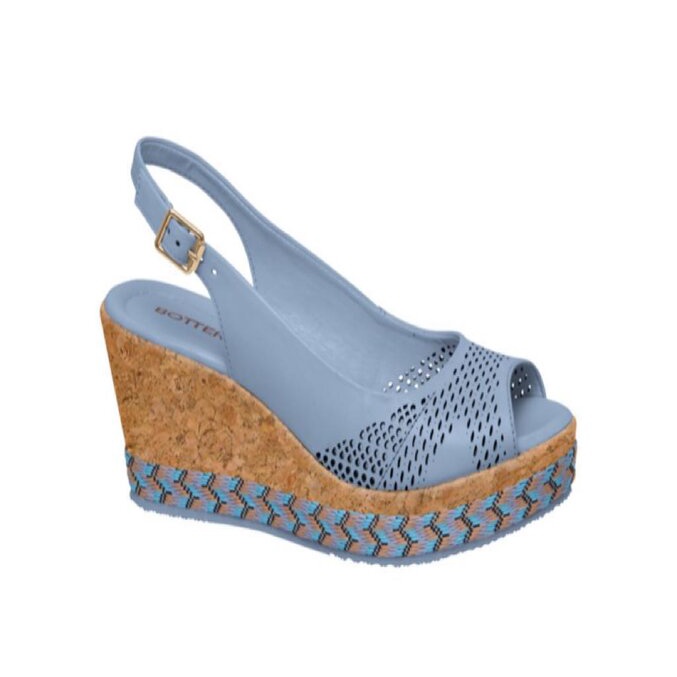 Anabela Feminina Sandalia Plataforma Bottero 2019 Sandalia