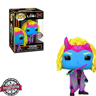Funko Pop Marvel Black Light Loki Exclusive - Sylvie 988 Novo Original em Oferta na Shopee