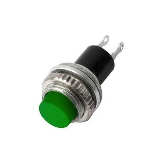 Kit 5 Unidades Botão Push Button DS-314 sem Trava (Verde)
