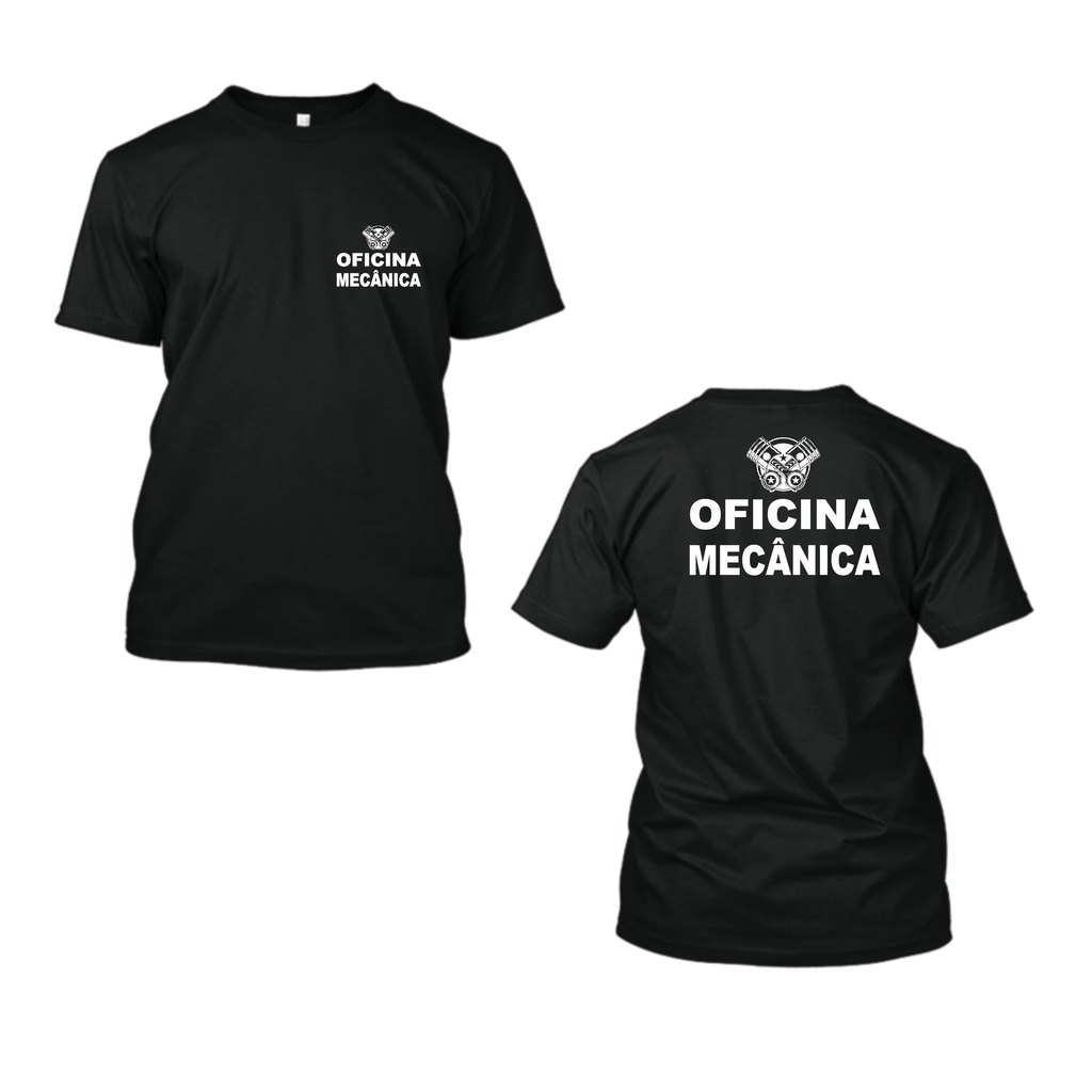 Camiseta 100 algod o Uniforme Profiss o Mec nico Oficina Mec nica