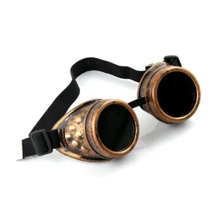 Óculos Vintage Fantasia Cibernético Goggles Steampunk