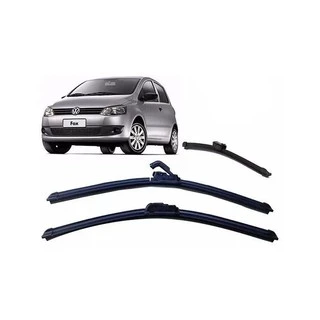 Kit de 3 Palhetas para Limpador de Parabrisa Dianteiro + traseiro para Vw Fox 2010 2011 2012 em Oferta na Shopee