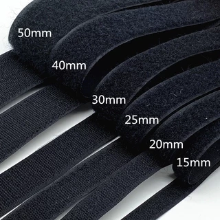 1 Par 1 Metro (39 Polegadas) 15mm-50mm Fixador De Fita De Velcros Gancho E Laço Costura (Retorno Não Adesivo) Tecido De Nylon Para Bolsa , Roupas , Sapatos
