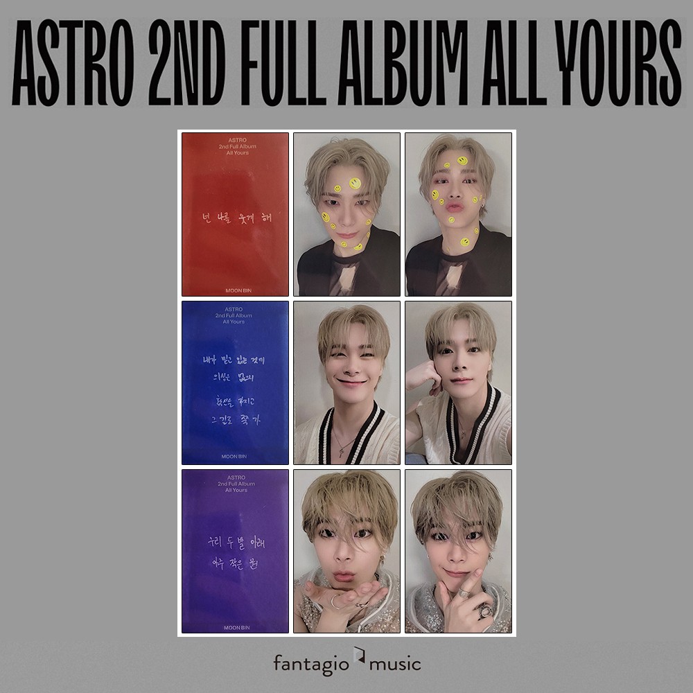ASTRO 2nd Álbum - ALL YOURS [MOONBIN PHOTOCARD] | Shopee Brasil