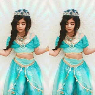 Roupa da princesa jasmine 2024 infantil