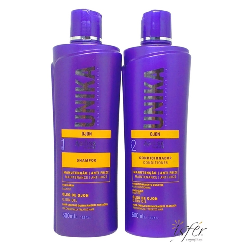 Agilise Unika Ojon Kit Shampoo e Condicionador Para Cabelos Com Química ...