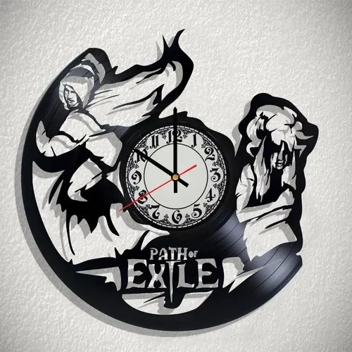 Path of Exiles - Relógio Disco De Vinil Decoração