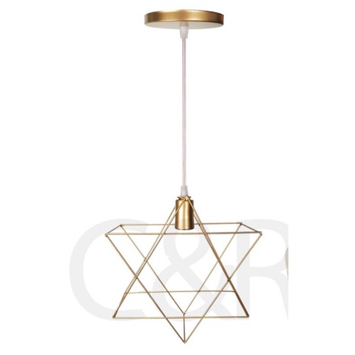 Luminárias de teto estrela Dourado Shopee Brasil