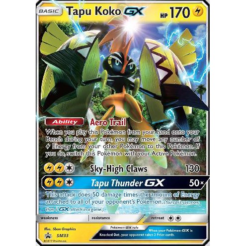 Tapu Koko-GX (SM33/250), Busca de Cards