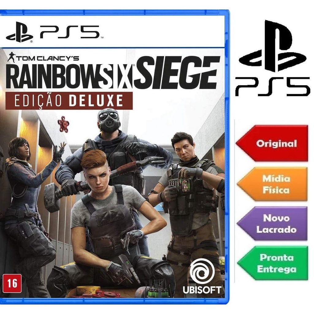 Jogo Tom Clancy's: Rainbow Six Siege PS4 Físico (Lacrado) - Sony