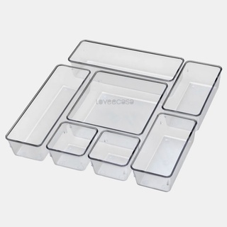 Organizadora De Gaveta em Acrilico Resistente Modular Multiuso