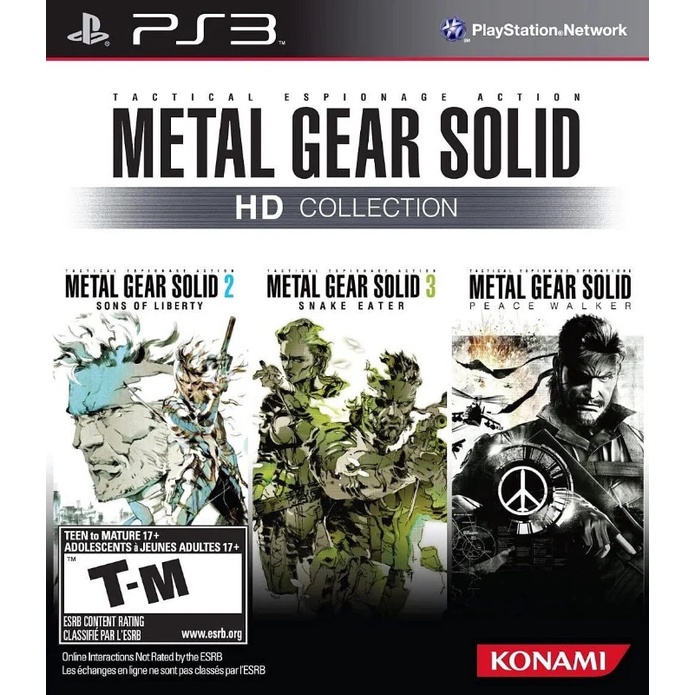 Jogo Metal Gear Solid HD Collection PS3 Mídia Física