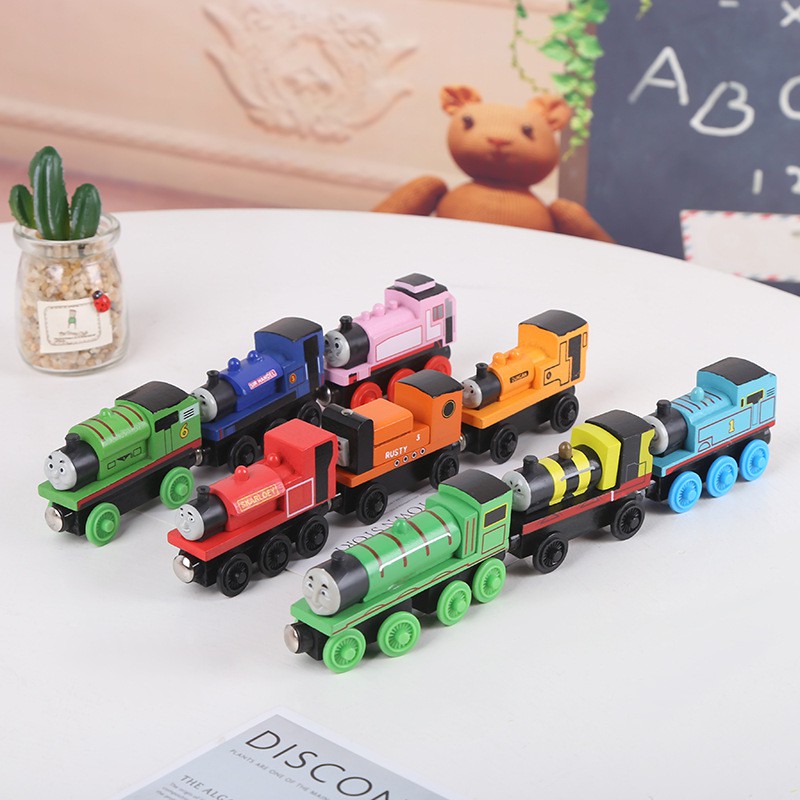Thomas e amigos trem tanque motor de madeira ímã ferroviário coletar  brinquedos de presente Hy