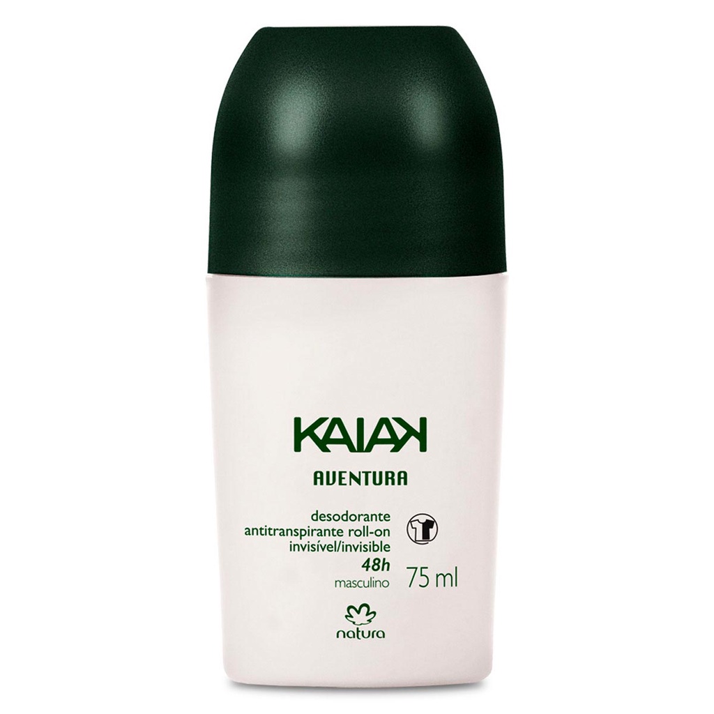 Natura Kaiak Aventura Desodorante Rollon Antimancha 75Ml - Desconto no Preço