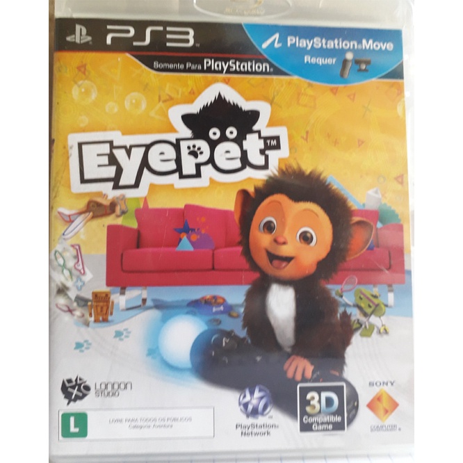 Jogo Ps3 Eye Pet