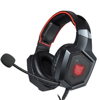 Fone de Ouvido Headset Gamer Onikuma K8 Preto/Vermelho