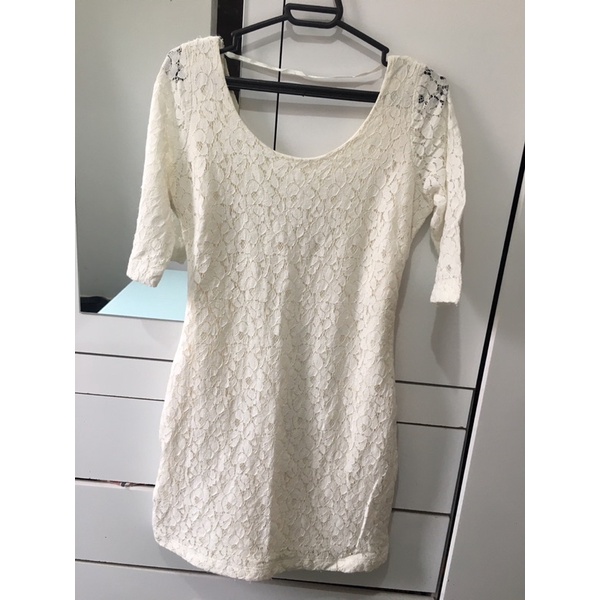 Vestido De Renda Branco Shopee Brasil