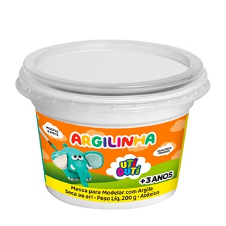 Argilinha UTI GUTI Massa de Modelar Com Argila Pote 200g