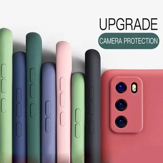 Xiaomi Poco M3 X3 Redmi Nota 9S 9T K30 Mi 10T Silicone Líquido Slim Soft TPU Proteção Da Câmera Tampa Traseira Caixa