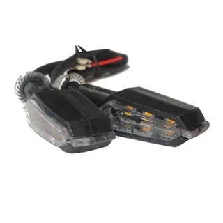 Kit 4 Pisca Led Seta Moto Palito Slim Fino Aplicação Universal