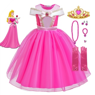 Vestido Infantil Princesa Aurora Princesas Rosa Fantasia - Tio Dedé -  Fantasias para Crianças - Magazine Luiza