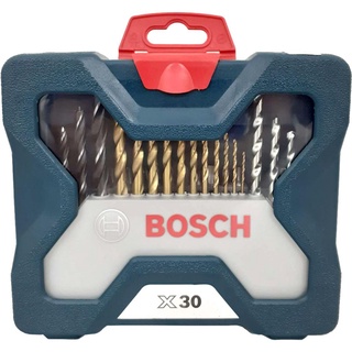 Jogo De Brocas E Pontas Bits Com 30 Pecas X-line Titanio B