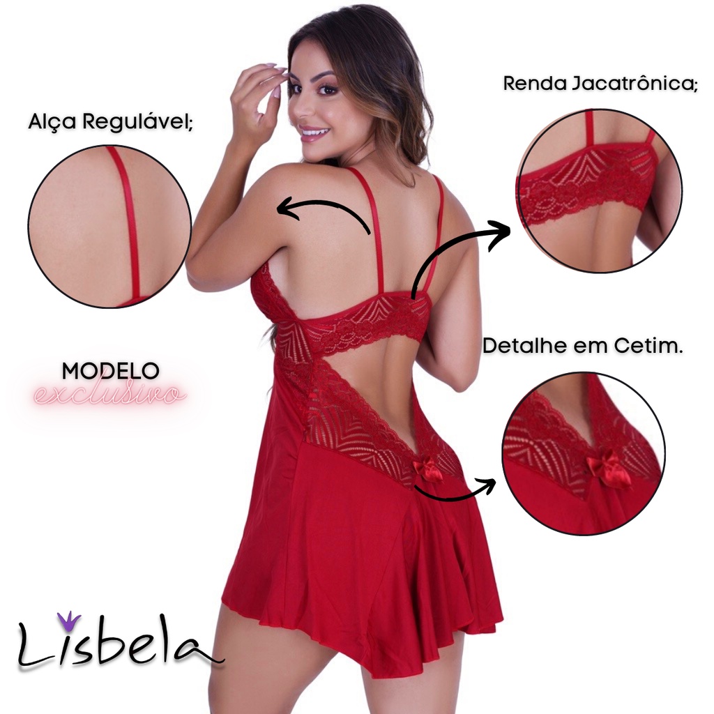 Camisola de renda com costas abertas — foto 3