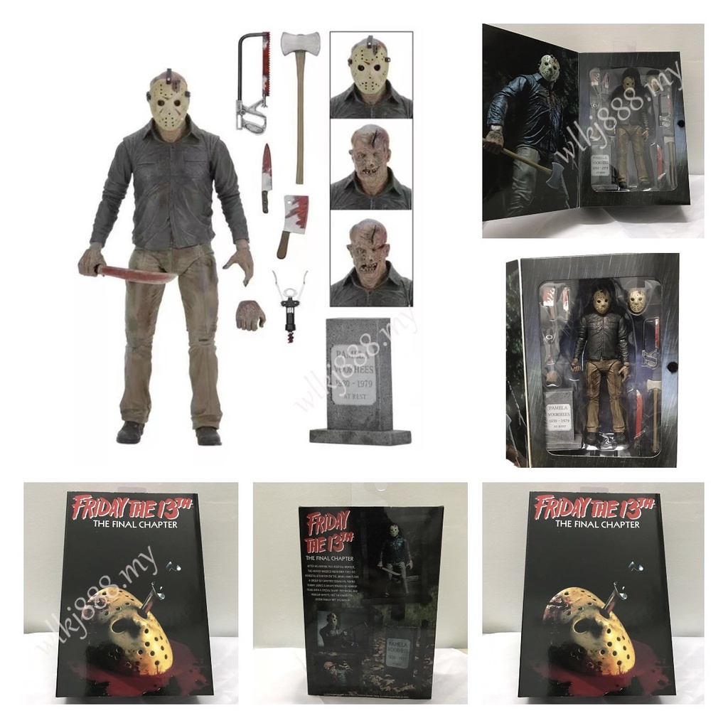 NECA Friday The 13th Jason Action Figure Brinquedos Modelo Bonecos